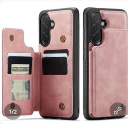Pink Wallet phone case for galaxy a36