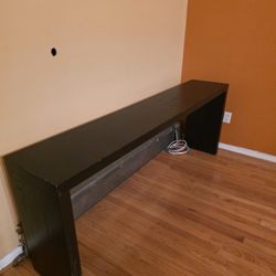 Long Black Console Table / Entryway Table
