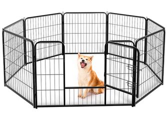 Dog pet fence playpen exercise indoor outdoor