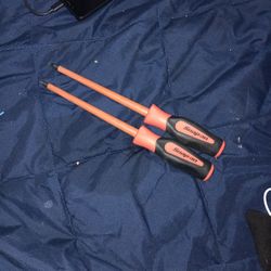Snap On No conductive Screwdrivers