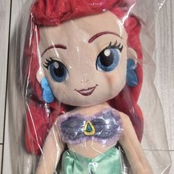 Disney Little Mermaid Ariel Plush New