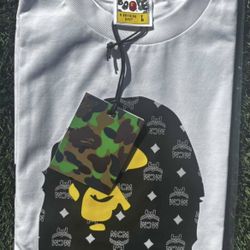 BAPE x MCM Ape Head Tee 