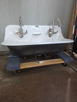 Kohler brockway wall mounted tub sink