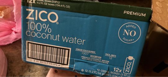 ZICO Premium 100% Coconut Water 12-Pack