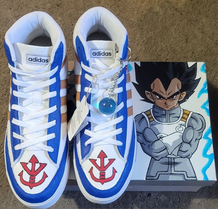 Adidas Custom Dragon Ball Super Vegeta Kicks 