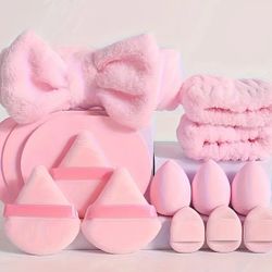 15 Piece Cosmetic Pampering Accessories Set