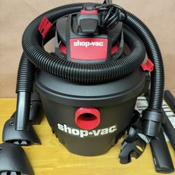 SHOP VAC 6-Gallon 3.5 HP Corded Wet/Dry Shop Vacuum with Accessories Included 