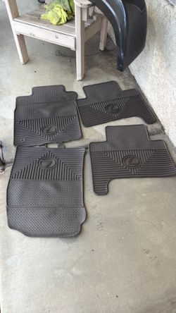 Fs: lexus gx470 gx 470 prado 120 oem rubber floor mats brown