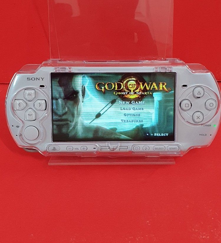 Modded PSP Slim 3000 With 64GB SD Card And Charger 