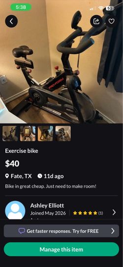 Pro form bike