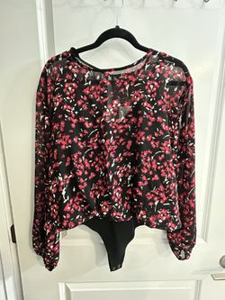 Floral Bodysuit Blouse