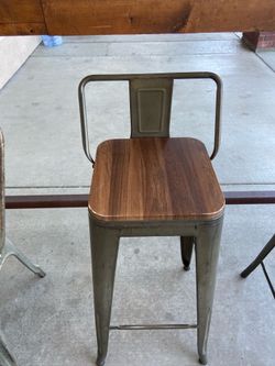 Square Seat Bar Stool
