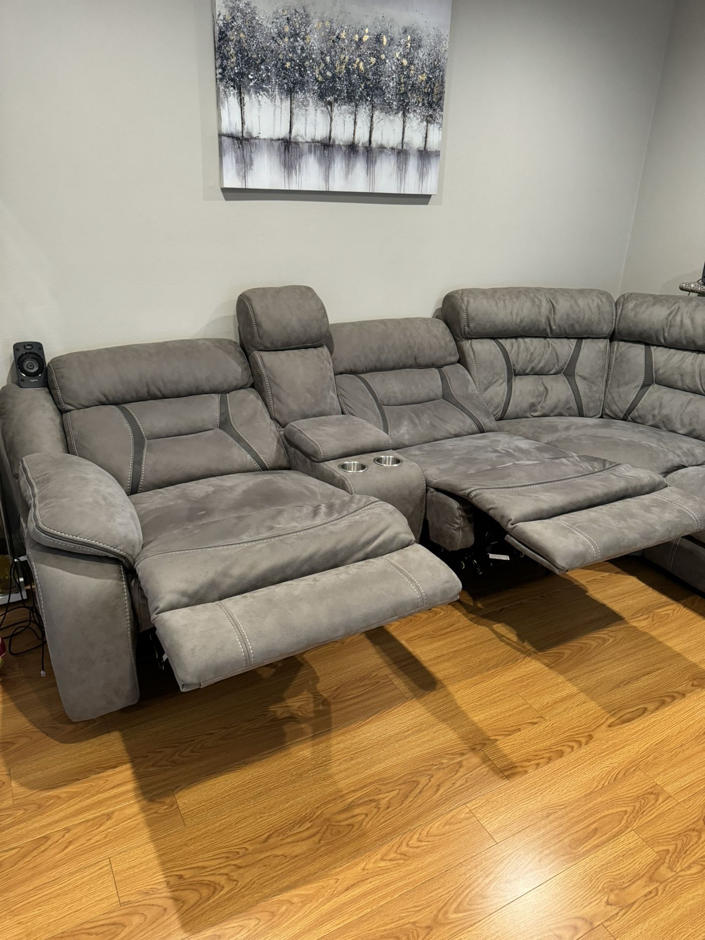 Grey Sofa Adjustable