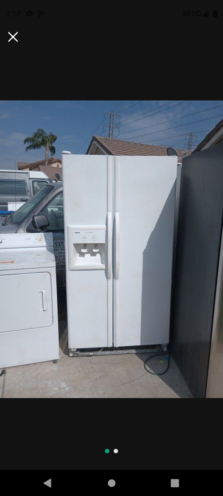 Kenmore Refrigerator Width 35" Height 66"