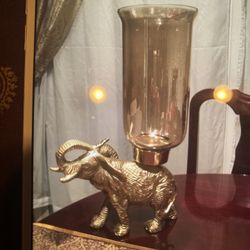 $48  Candle metal crystal