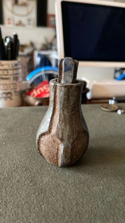 Wizard’s Potion Bottle Ceramic Hand Made Healing