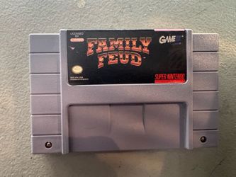 UNTESTED! Family Feud (Super Nintendo Entertainment System, 1993) SNES