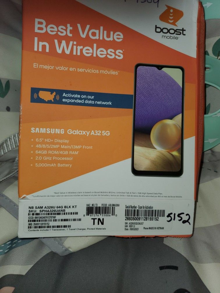 Boost mobile Samsung Galaxy A32 5G