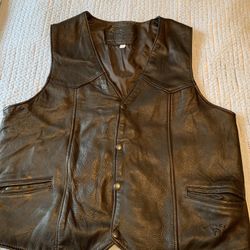 Men’s Leather Vest