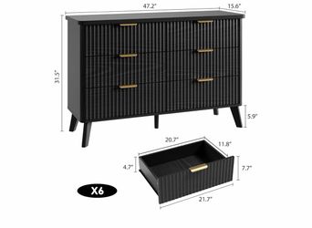 Black dresser