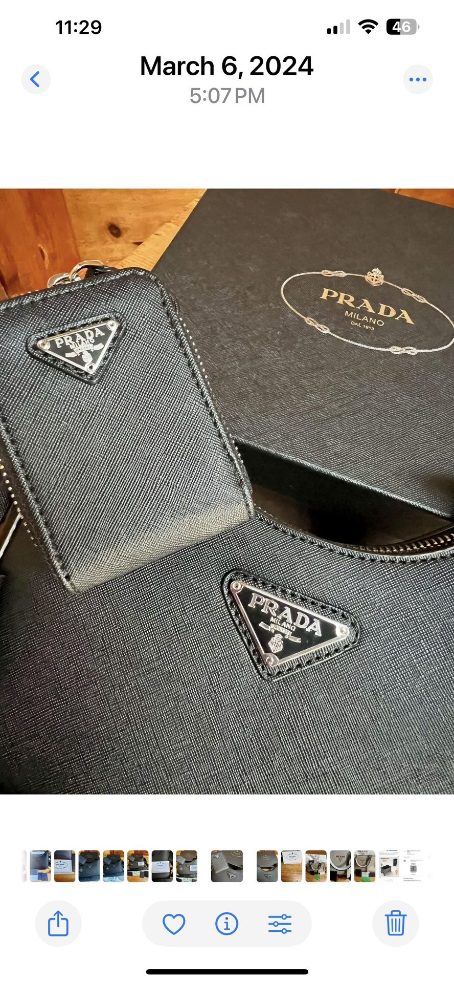 Prada handbag.
