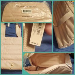 Pink Puffer Duffle Bag / Tote Bag 