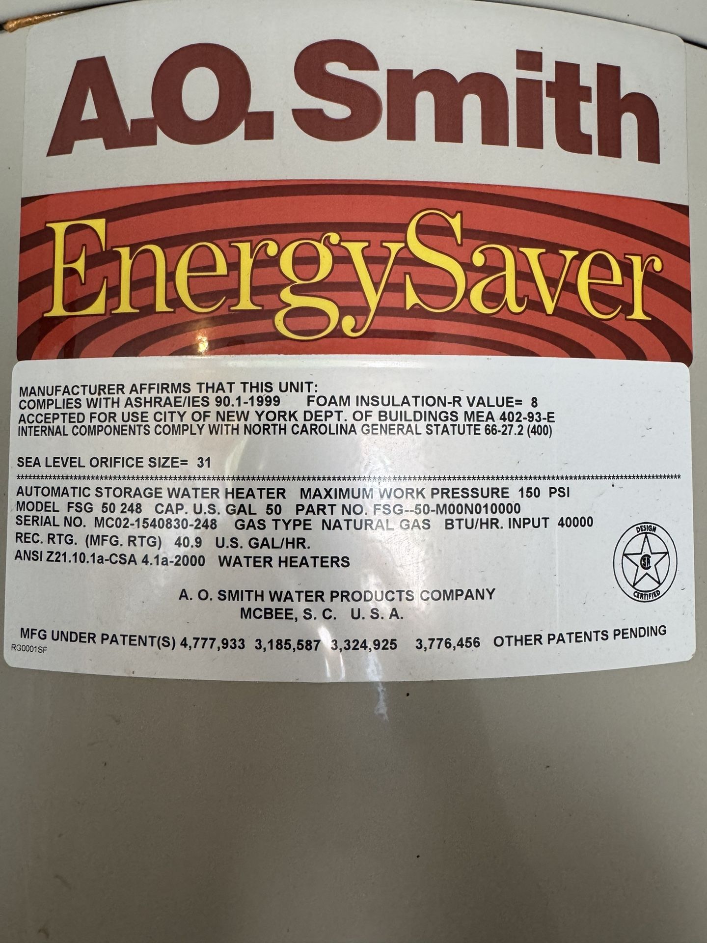 Gas Water Heater For Scrap