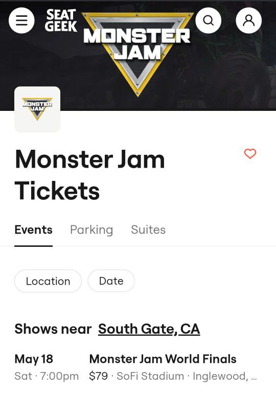 Monster Jam SoFi Inglewood Saturday 5/18/24