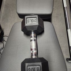 20 Pound Dumbbells Set Of 2 New