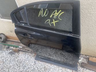 2012-15 Honda Civic Passenger Rear Door Black
