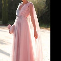 Pink Tulle Gown