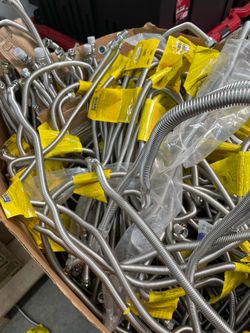 Gas line plumbing parts