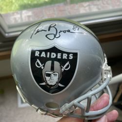 Tim Brown Raiders Helmet