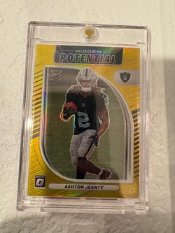 Ashton Jeanty Hidden Potential Gold /10 RC Optic