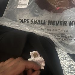 All Black bathing ape hoodie