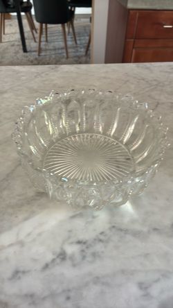 Glass bowl. Vintage