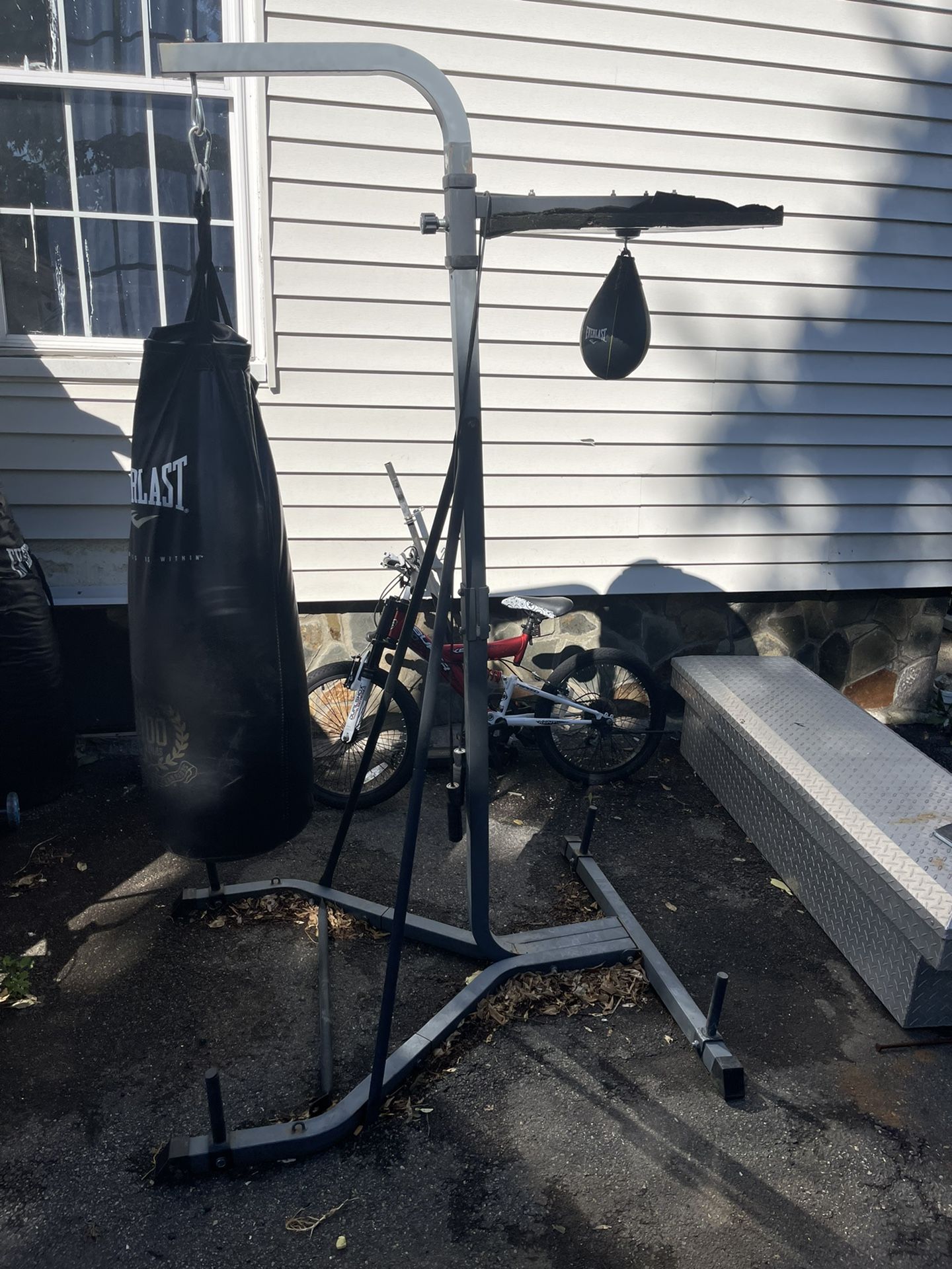 Punching bag and stand