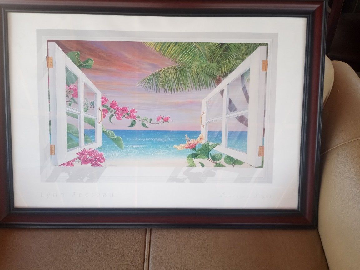 Framed Lynn Fecteau Wall Art- Luminous Light