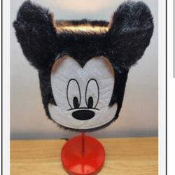 17" Disney Mickey Mouse Plush Shade Table Lamp Red Base