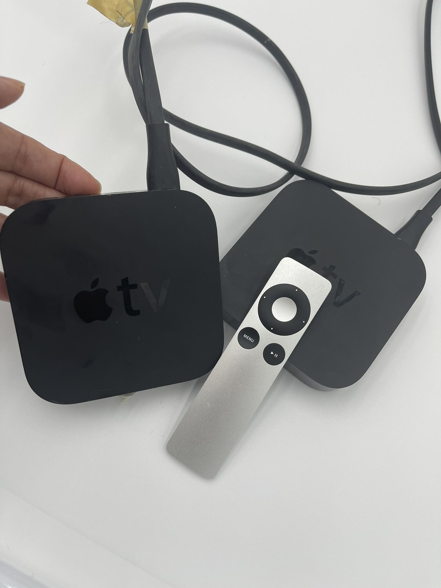 Two Apple TV’s Plus One Remote Control 3rd Generation 