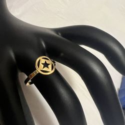 18k Real Gold Ring 