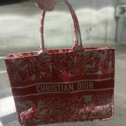 Christian Dior Book Tote Purse