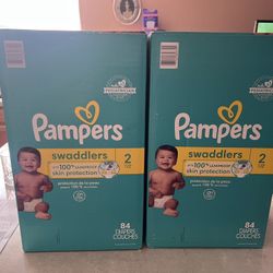 2 Brand New Diaper Diapers (size 2)