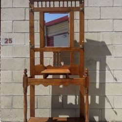 Vintage Hallway Oaktree Rack 