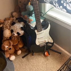 Very Nice Electric Guitar With Guitar Stand