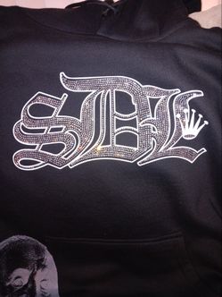Black sdl ringtone hoodie