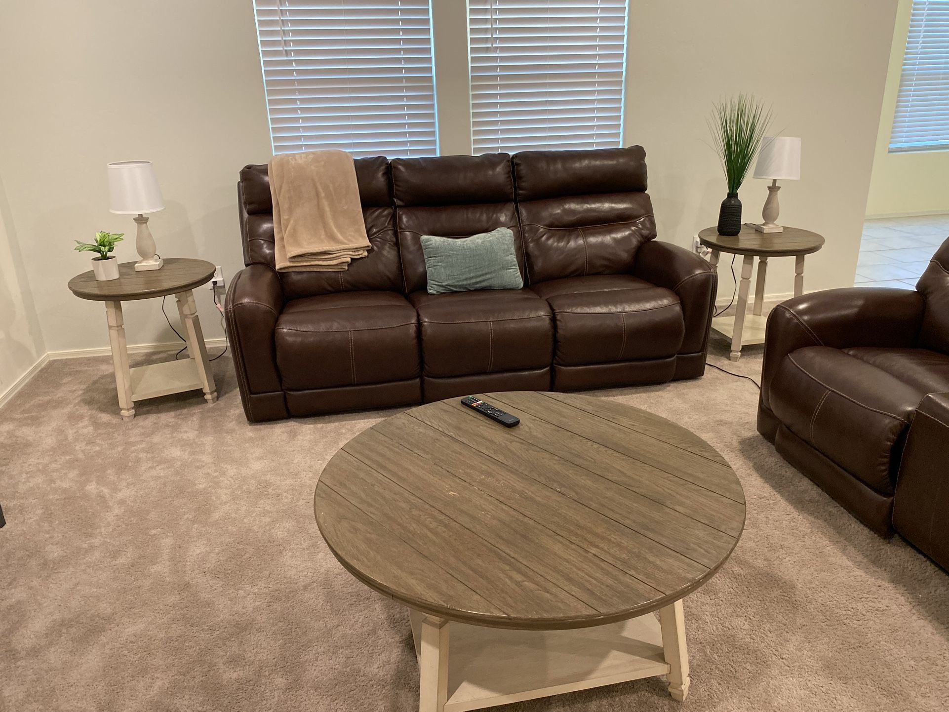 Coffee Table And End Tables