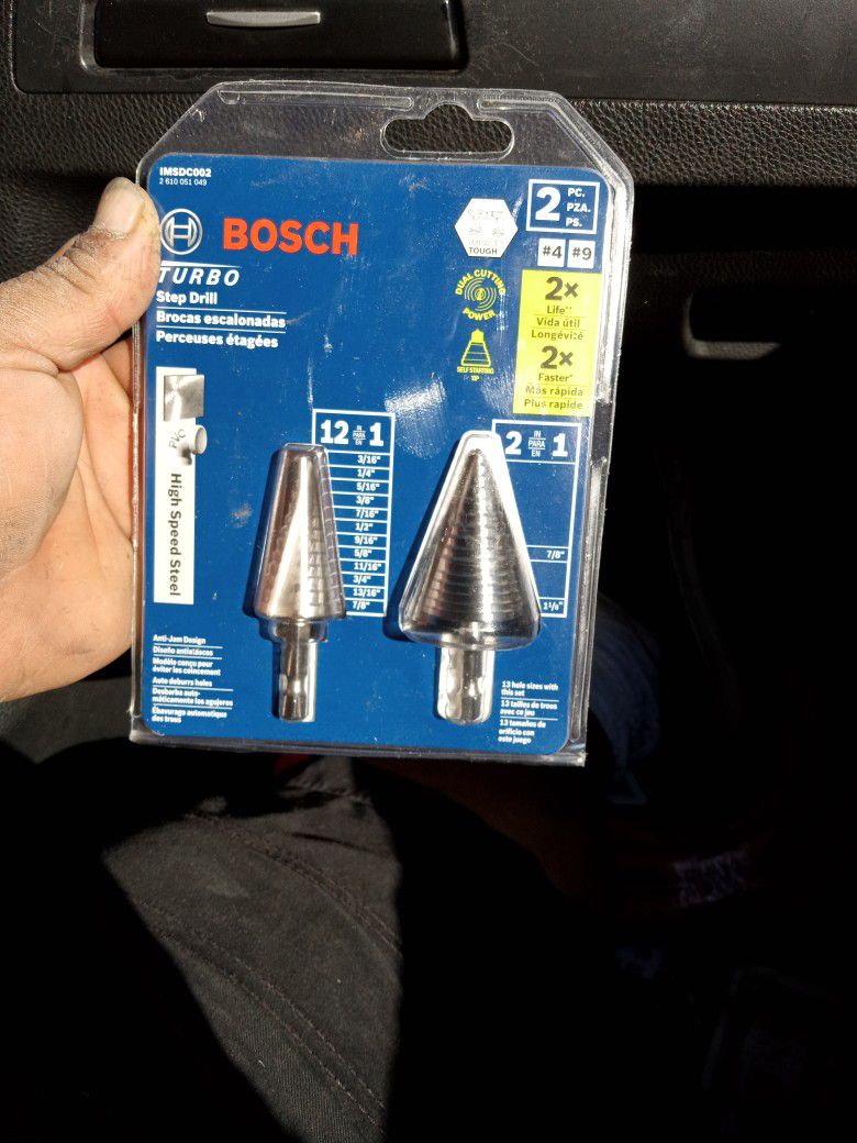 Bosch Step Drill Bit,2 Pk