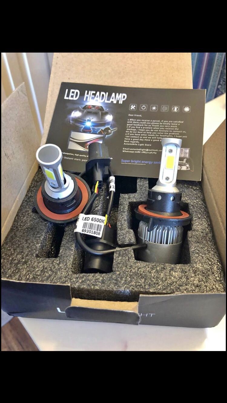 Brand New 2 Bulbs Car led headlights kit leds H4 H7 H8 H9 and H11 /H10 /9003 and 9004/9005/HB3 and 9006/HB4 /and 9007/9008 H13