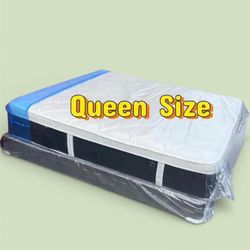 Queen Mattress Set Plush PillowTop – Brand New –  Same Day Delivery Available 🚚